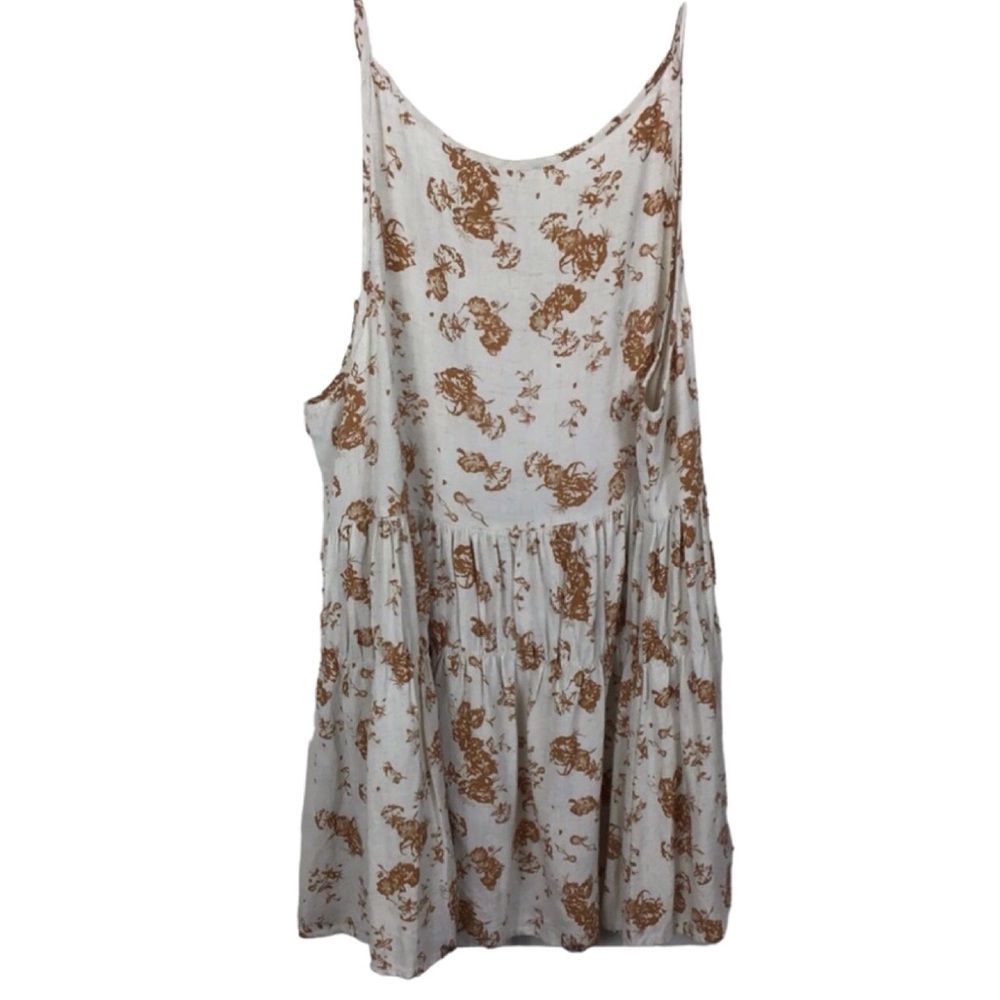 En Creme Floral Tiered Tunic Top (Size: Small) - Picture 3 of 8